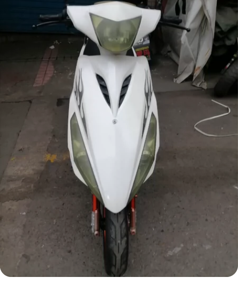 踏板车125,跑了5000公里,前减震改装...