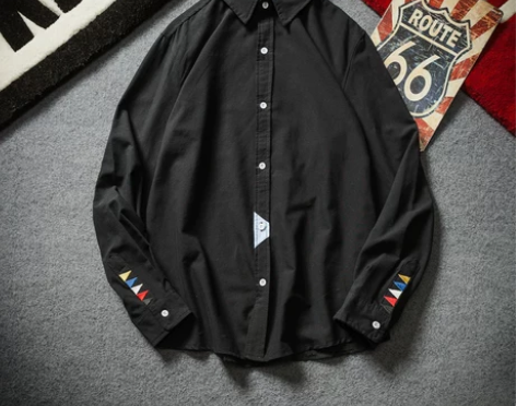 春季新款帅气修身白色衬衫寸衫男士加肥大码长...