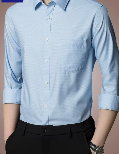 罗蒙衬衫 衬衫衬衣正品长袖男士春秋新款中年...