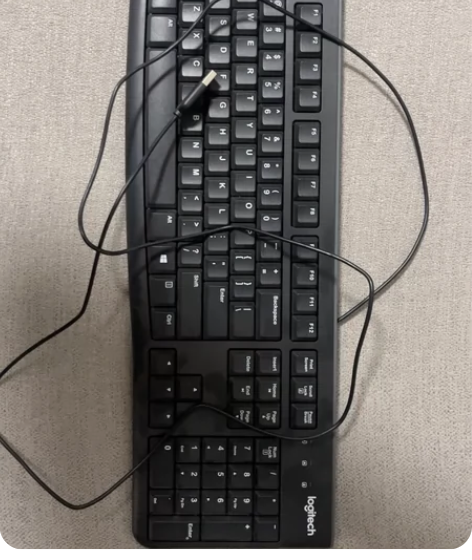 罗技(Logitech) K120有线键盘...