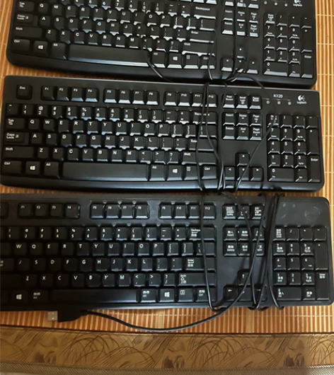 罗技键盘k120基本全新，98层新，每个4...