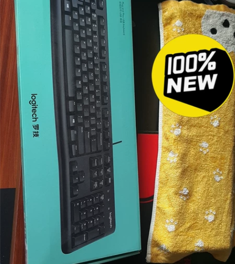 [正品保真]罗技k120键盘，非常舒适耐用...