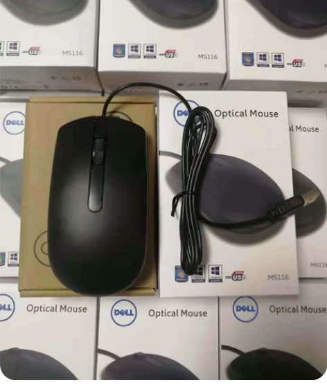 Dell/戴尔 MS116 有线鼠标 量大...