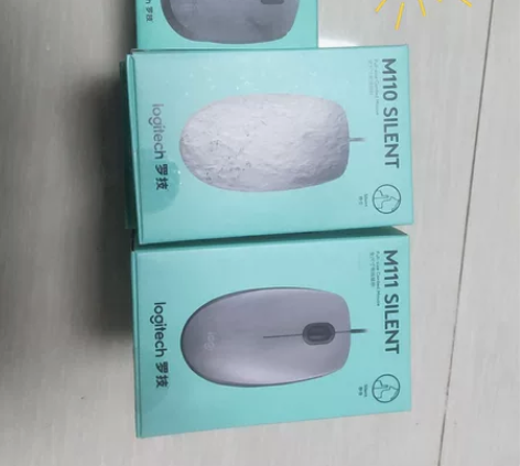 罗技办公鼠标罗技m170灰色30元，m11...