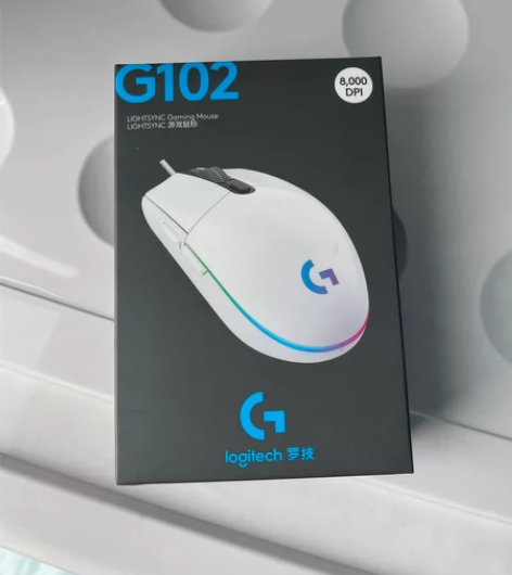 罗技G102白，全新未拆封，国行正品，无质...