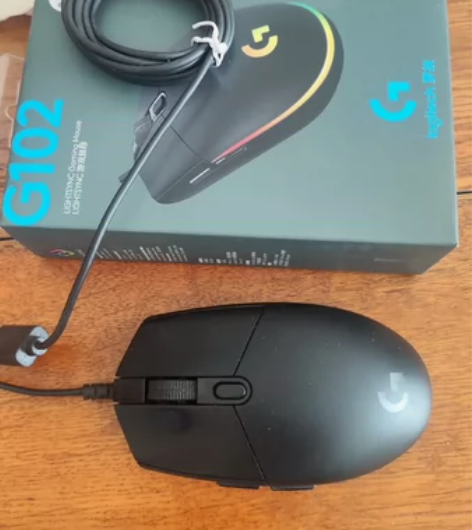 三个鼠标 罗技g102 有盒  罗技m17...