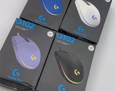 网吧倒闭】罗技G102专业同款电竞游戏鼠标...