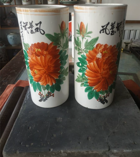 风华正茂|帽筒丶高26Cm，口径12Cm。...