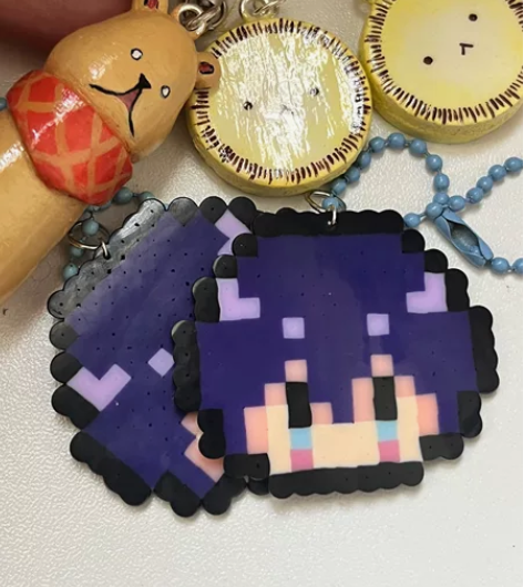 【野良神】拼豆挂件?加购帖子 夜斗拼豆QQ...