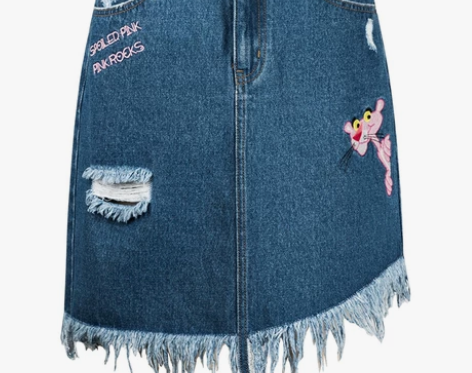 品牌专柜女装牛仔短裙洋气可爱百搭 全新  ...