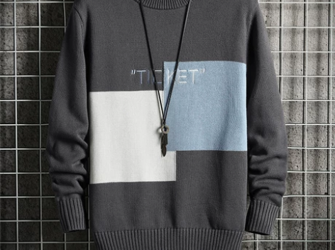 毛衣男士早春季2023新款ins潮牌圆领针...