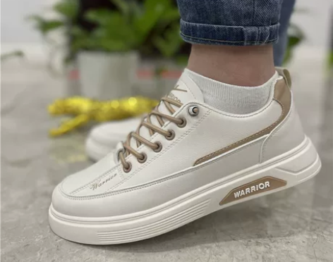 回力小白鞋男新品免系带