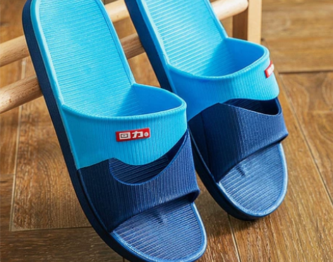 回力男士一字拖鞋休闲居家拖鞋PVC防滑耐磨...