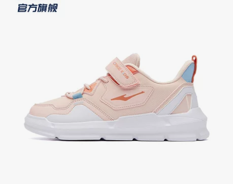 鸿星尔克儿童运动鞋2021秋季新款女大童时...