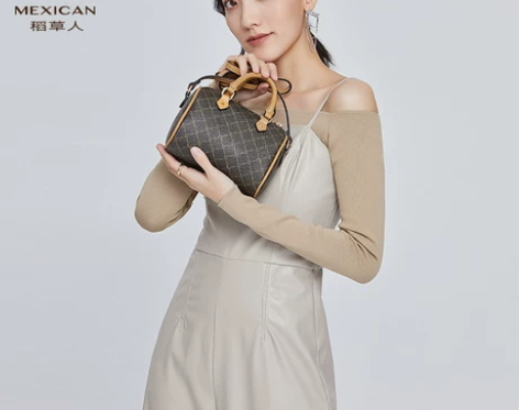 稻草人手提包 包包女2022夏季波士顿复古...