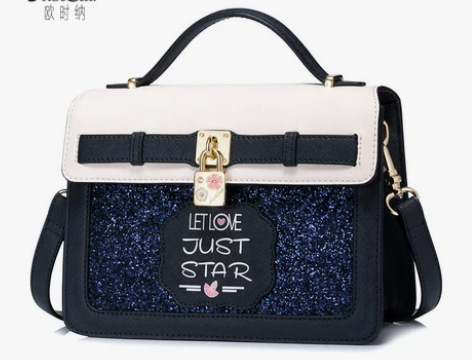 欧时纳包包女2019新款时尚潮少女小单肩斜...