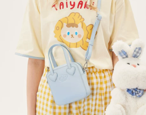 VANWALK芝士奶糖 夏季奶油系少女斜挎...