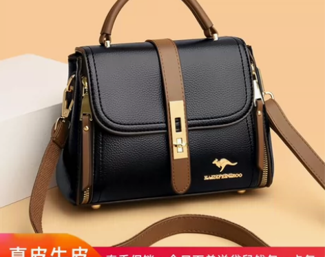 厂家发货，质量保证，不同款式，袋鼠真皮女包...