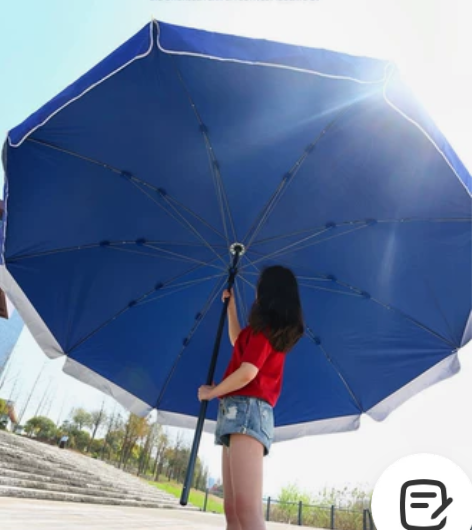 户外太阳伞摆摊伞遮阳防晒钓鱼大号雨伞小卖部...