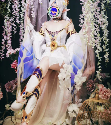 貂蝉金色仲夏夜之梦cos服m码 仅穿一正片...