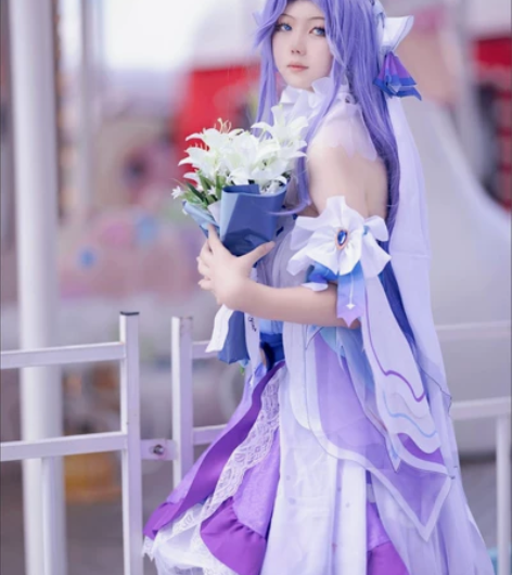 暗纹现货 大乔挚爱花嫁cos服孙策王者荣耀...