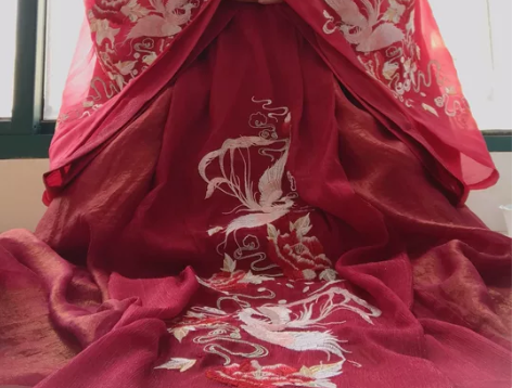 ?【凤求凰】汉衣晟道原创汉服超重工刺绣交领...