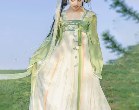 花朝记汉服x天涯明月刀 联名款灯如昼 唐风...