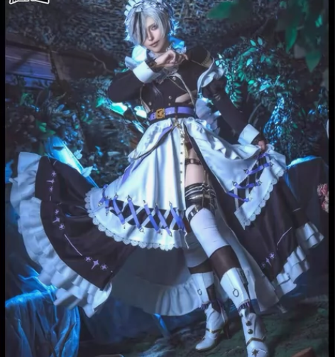 秘密结社新世界狂欢布儡cos L码+造型毛...