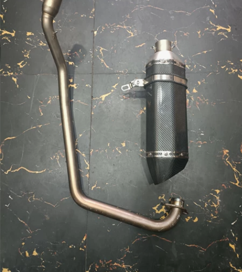 贝纳利红宝龙150 改装排气全段 黄龙15...