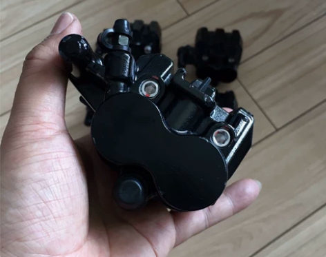 铃木uy125改装刹车卡钳日清上泵uu 本...