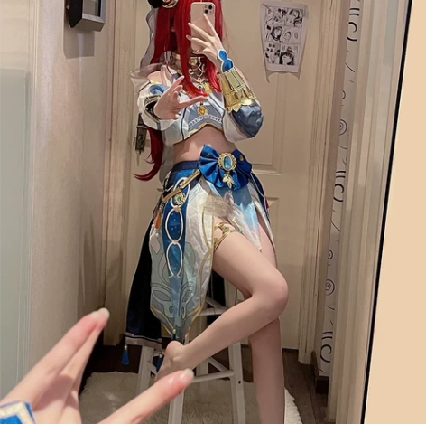 原神妮露cos服须弥舞娘cosplay服女...