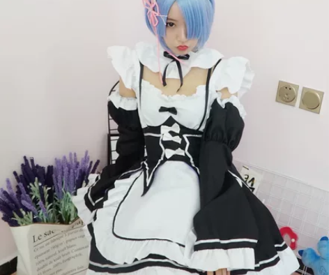 雷姆拉姆cos服  pdd买的不是牌子货介...