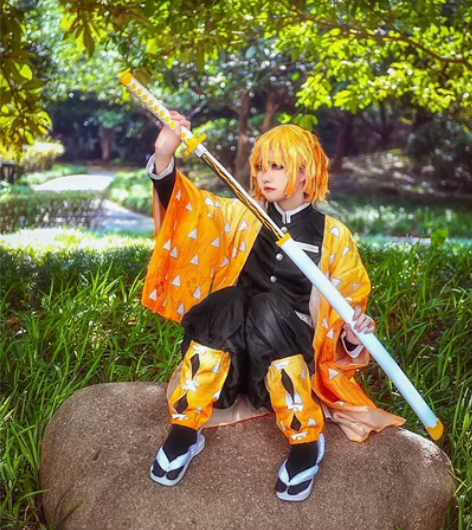 鬼灭之刃 善逸cos服 三分妄想家 （出下...