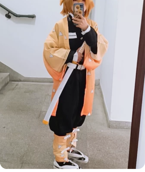 鬼灭之刃cos服外套灶门炭治郎我妻善逸祢豆...