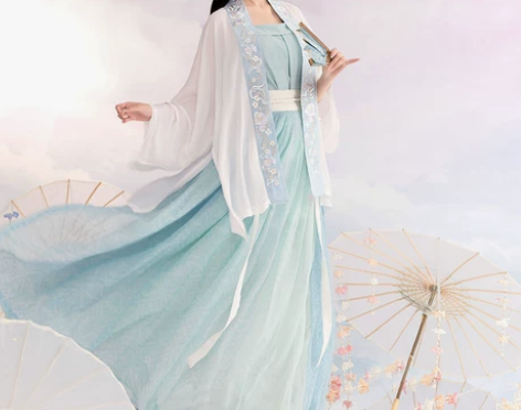 ?东月棠 沐晴:原创宋制汉服女夏季复古套装...