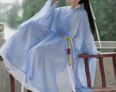 春夏汉服云栖 五五年原创汉服女明制纯色圆领...