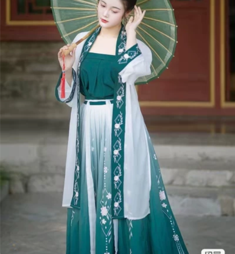 白菜宋制汉服整套正版原创夏季仙气薄款宋制三...