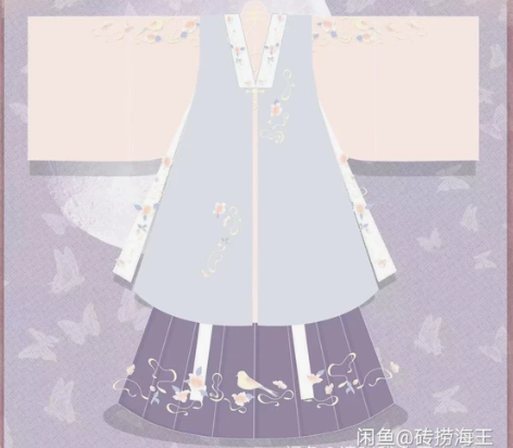 杞瑾原创汉服女【桃花溪】袄裙刺绣立领褶裙秋...
