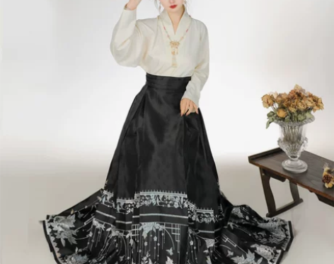 明制原创汉服织金彩印妆花马面裙宋制日常通勤...