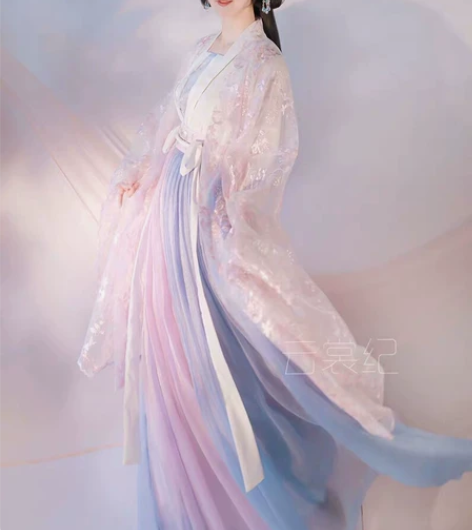 【东月棠-原云裳纪】春樱紫蓝 六米摆一片齐...