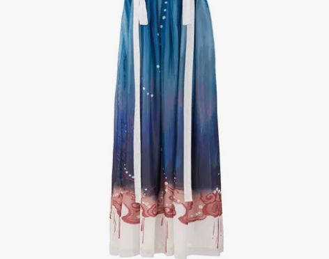 【十三余 小豆蔻儿】[长天一色]对襟齐胸上...