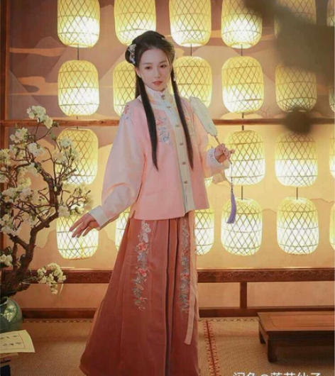 【可出可换】花朝记玉芙蓉比甲，正的M码全新...