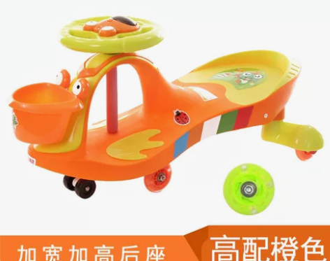 儿童扭扭车带音乐静音轮1-3-6岁宝宝滑行...