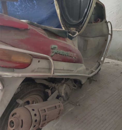 永久燃气助力车，闲置，实图，无电瓶，之前可...