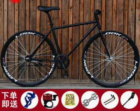 死飞自行车男轻便26寸倒刹公路赛车女活飞成...