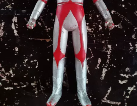 日版艾斯奥特曼17cm软胶万代正版稀有绝版...