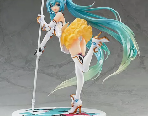 赛车初音未来手办 很久之前在广州实体店买的...