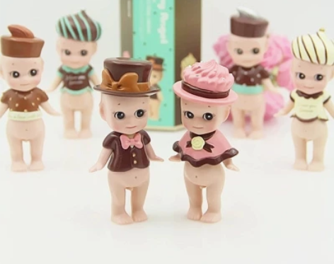 【全套】一代巧克力盲盒,6个,九成新,不议...