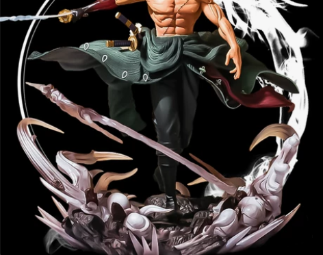 手办收藏海贼王索隆手办一刀流双头雕航海王超...