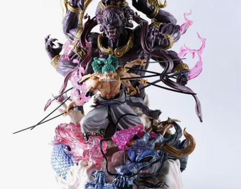 九刀流鬼气阿修罗索隆手办 规格42*50*...